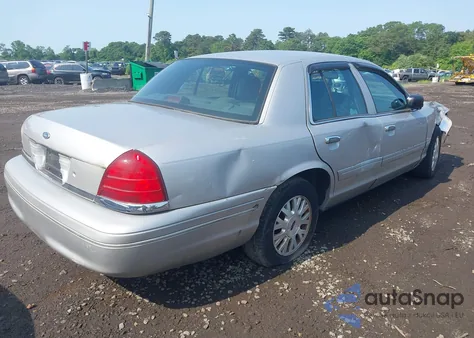 2004 Ford Crown Victoria Lx from USA, damaged, VIN 2FAHP74W64X104737